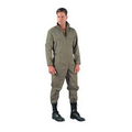 Adult Khaki Long Sleeve Flightsuit (XS to XL)